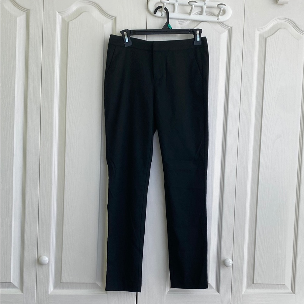 BNWOT Black Tailored Dress Pants with Smooth Finish, size 0